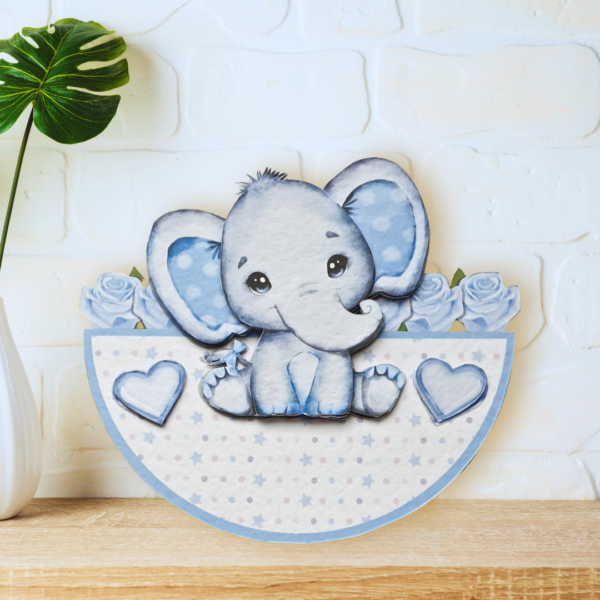 Adorable Baby Elephant Rocker Cards (5 options) - Image 4